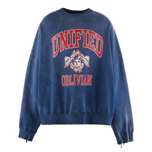 SAINT MXXXXXX | CREW NECK SWEAT SHIRT UNIFIED / NAVY