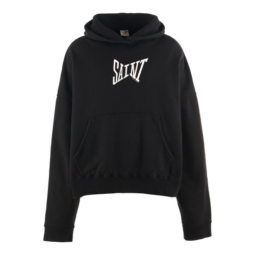 SAINT MXXXXXX | HOODIE RIBON SAINT / BLACK