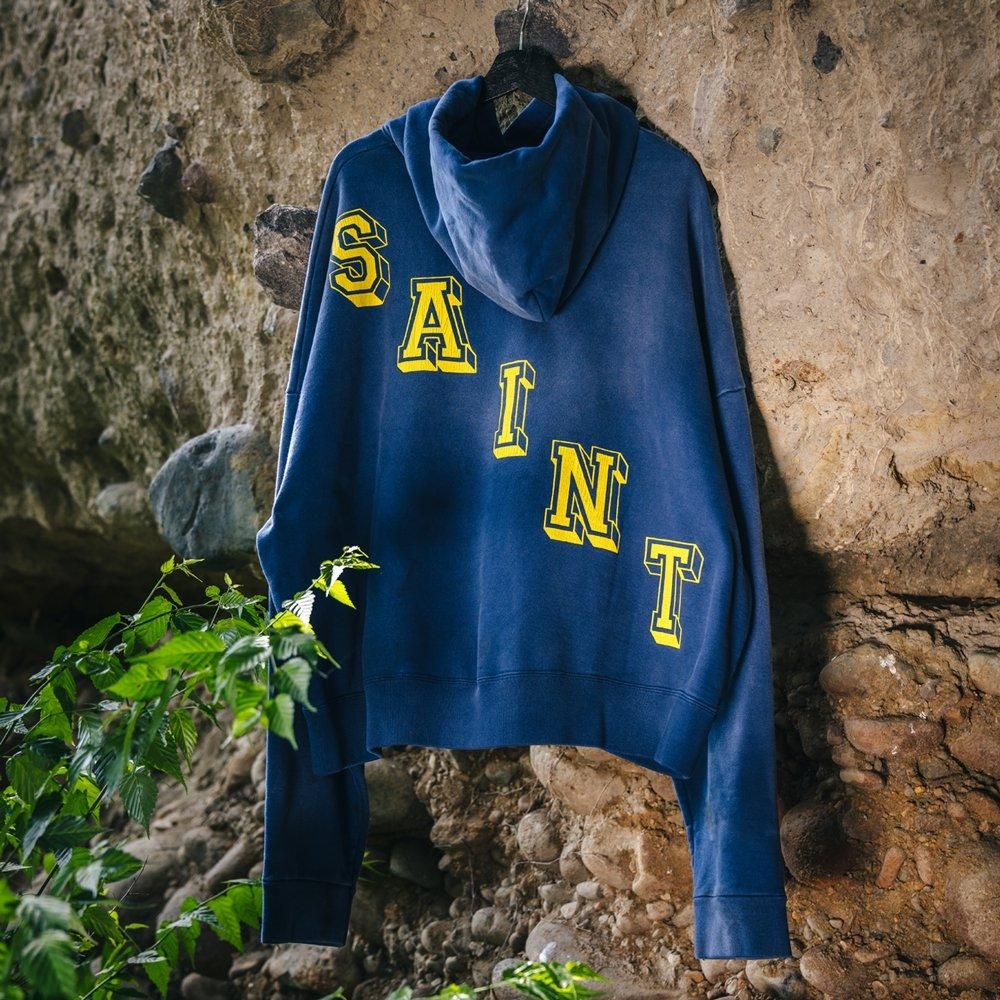 SAINT MXXXXXX | HOODIE ANGEL / NAVY