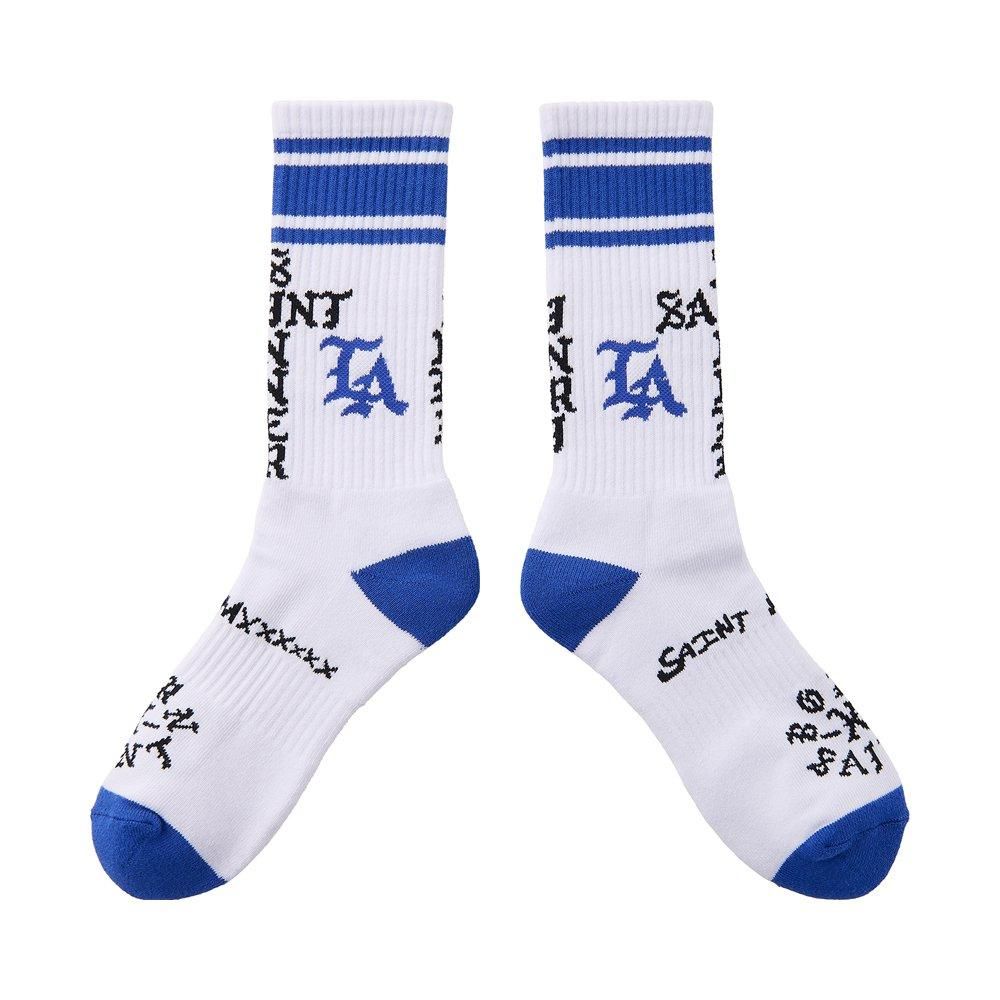 SAINT MXXXXXX | BR_SOCKS ST SINNER / WHITE X BLUE