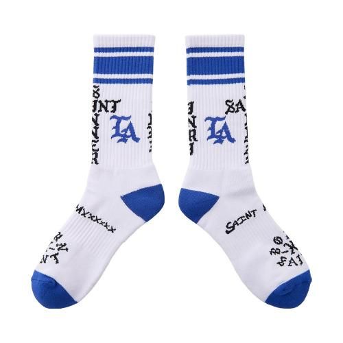 SAINT MXXXXXX | BR_SOCKS ST SINNER / WHITE X BLUE