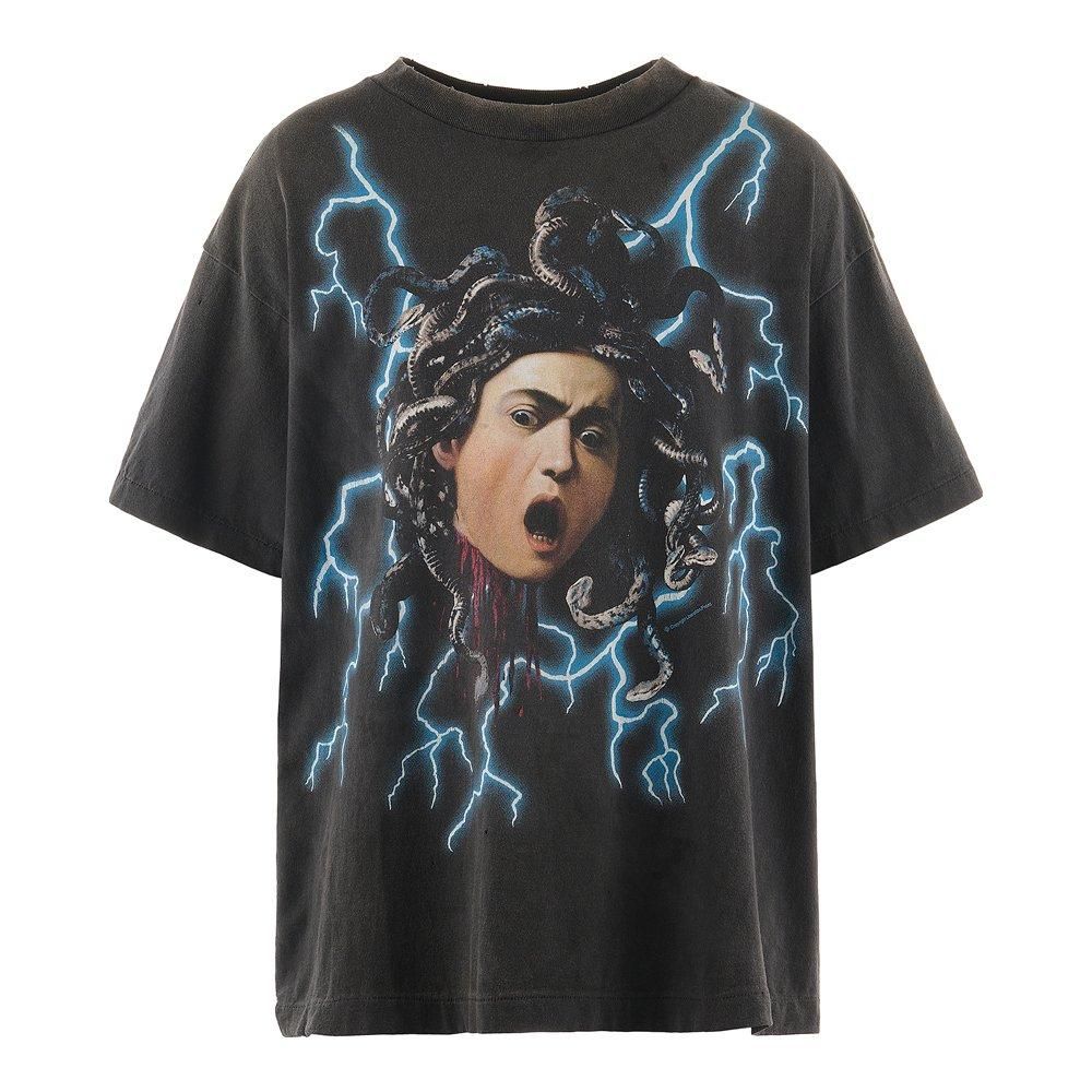 SAINT MXXXXXX | SS TEE MEDUSA / BLACK