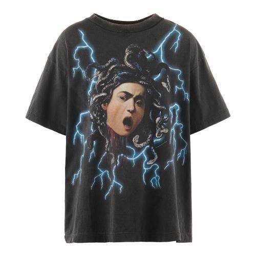 SAINT MXXXXXX | SS TEE MEDUSA / BLACK