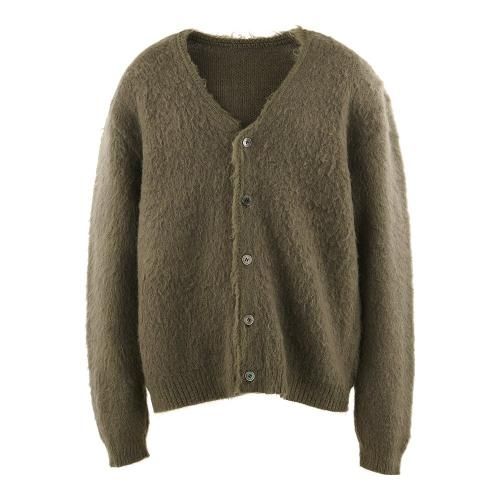 SAINT MXXXXXX | MOHAIR CARDIGAN / KHAKI