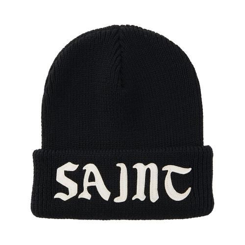SAINT MXXXXXX | KNIT CAP SAINT / BLACK
