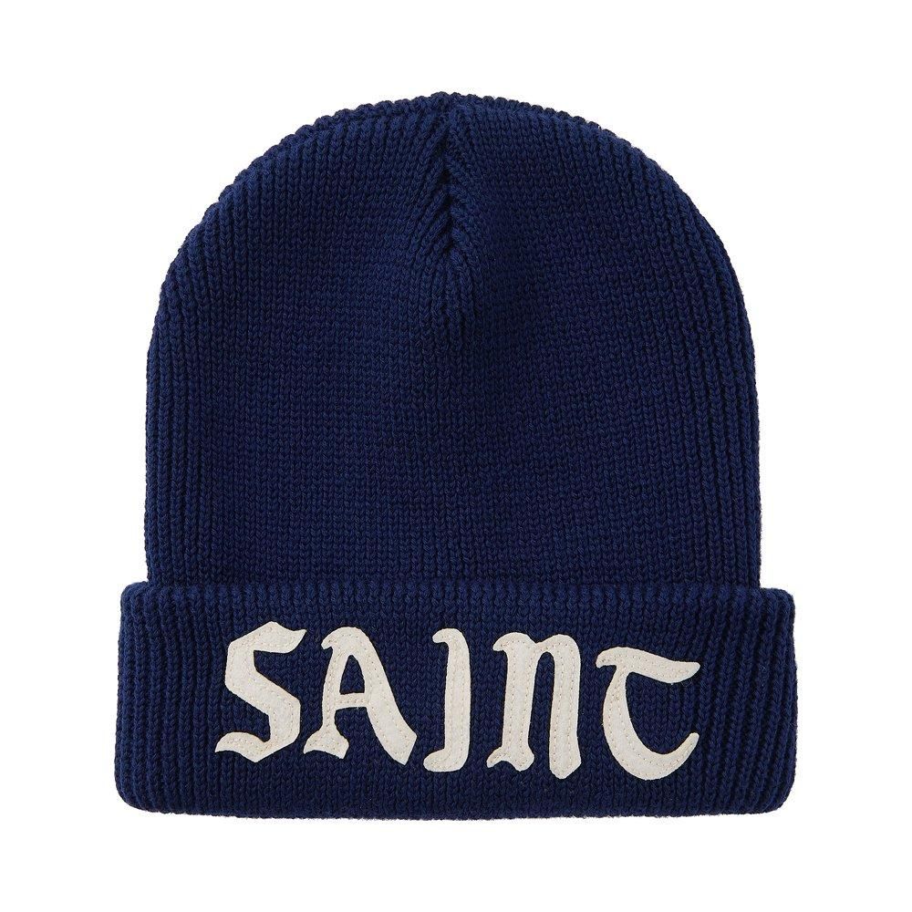 SAINT MXXXXXX | KNIT CAP SAINT / NAVY