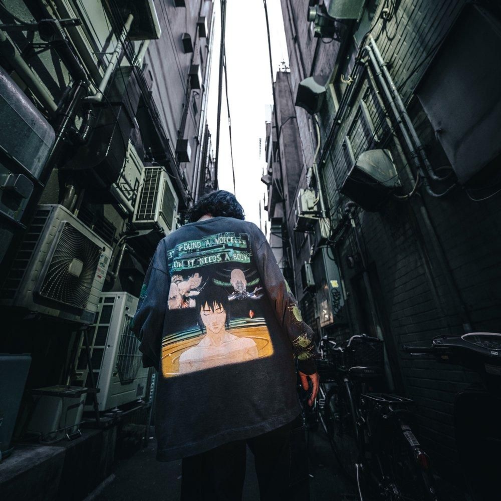 SAINT MXXXXXX | GS_LS TEE GITS / BLACK
