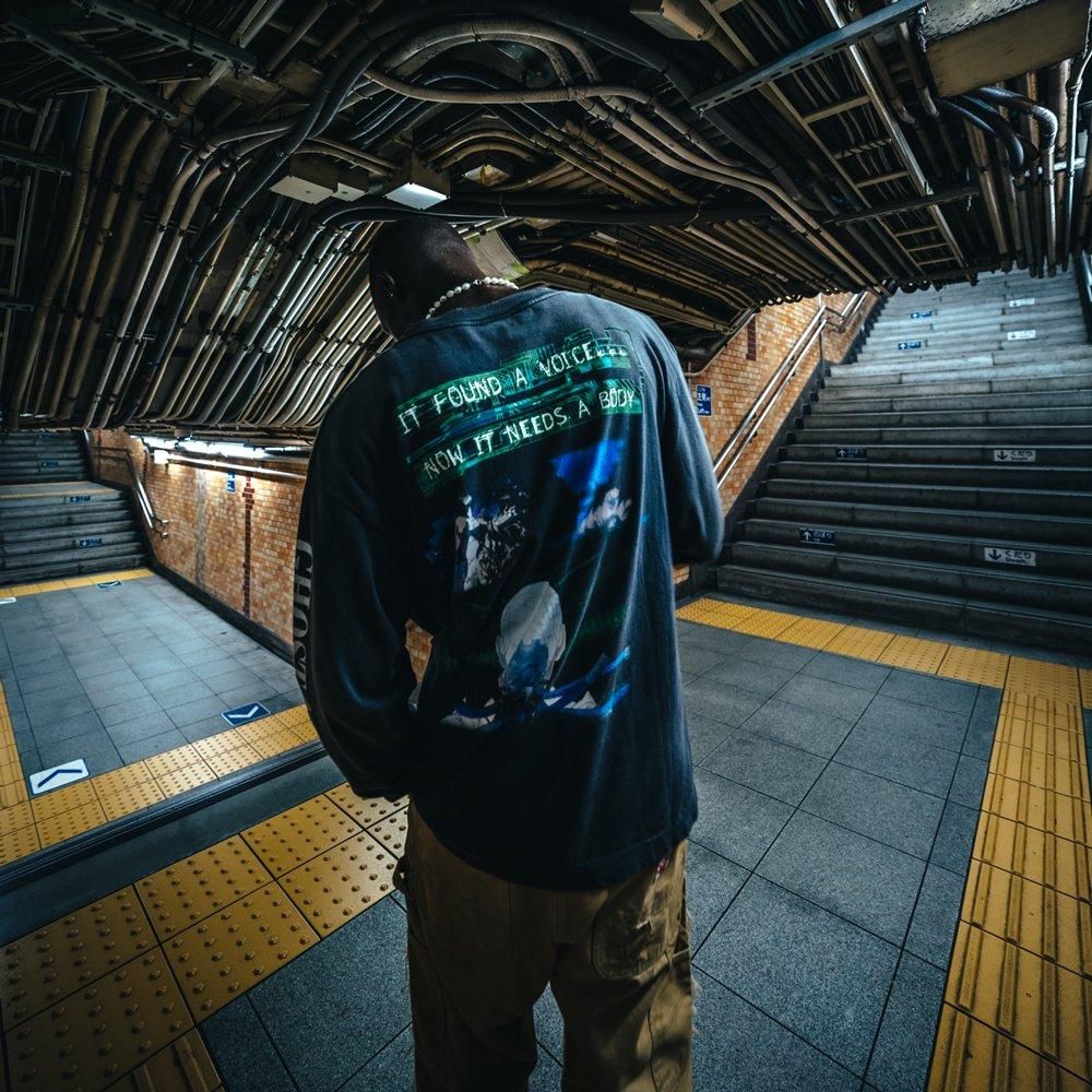 SAINT MXXXXXX | GS_LS TEE ILYA GITS / BLACK