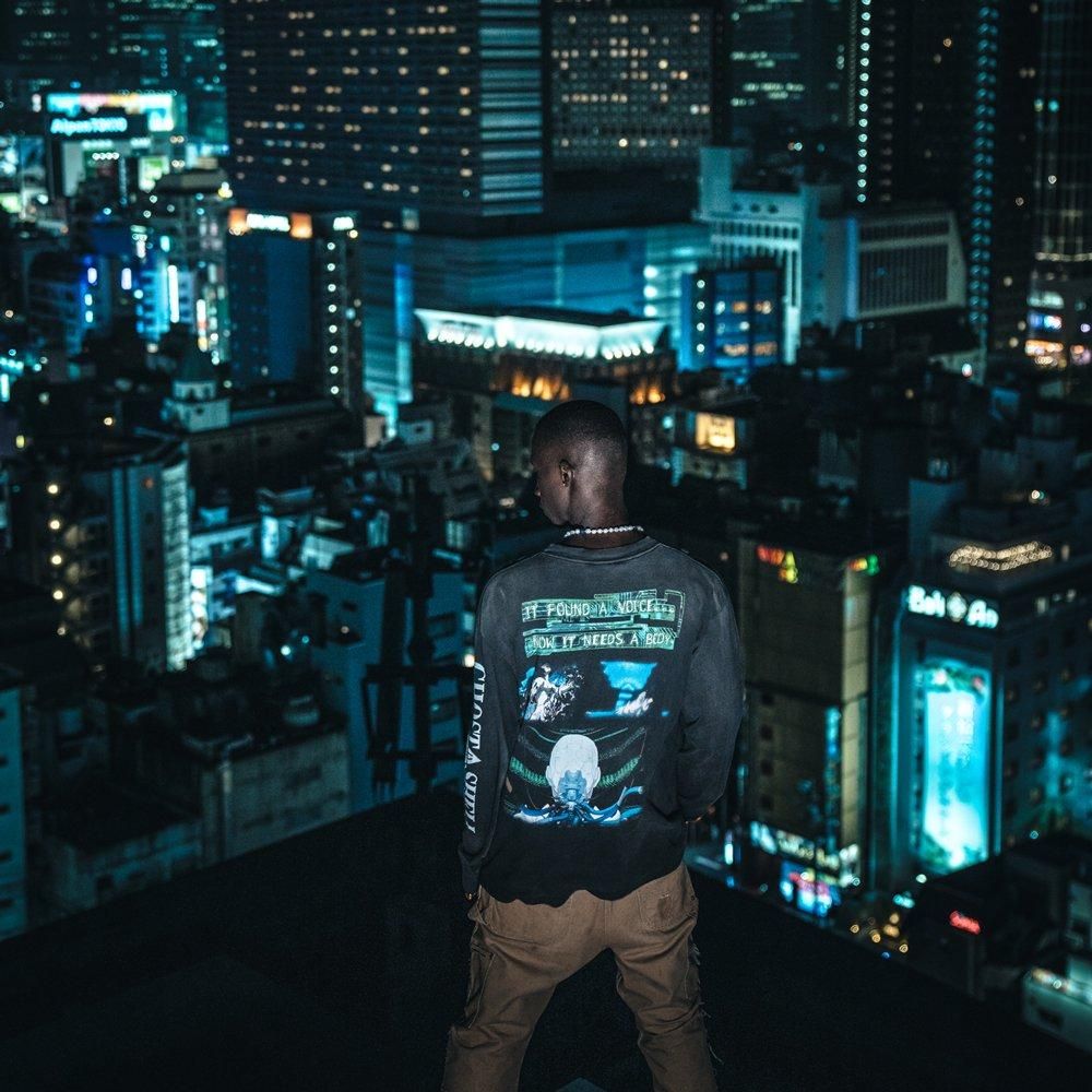 SAINT MXXXXXX | GS_LS TEE ILYA GITS / BLACK