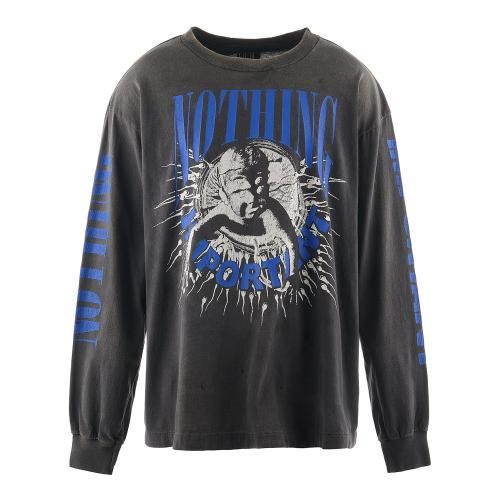 SAINT MXXXXXX | KK_LS TEE NOTHING IMP / BLACK