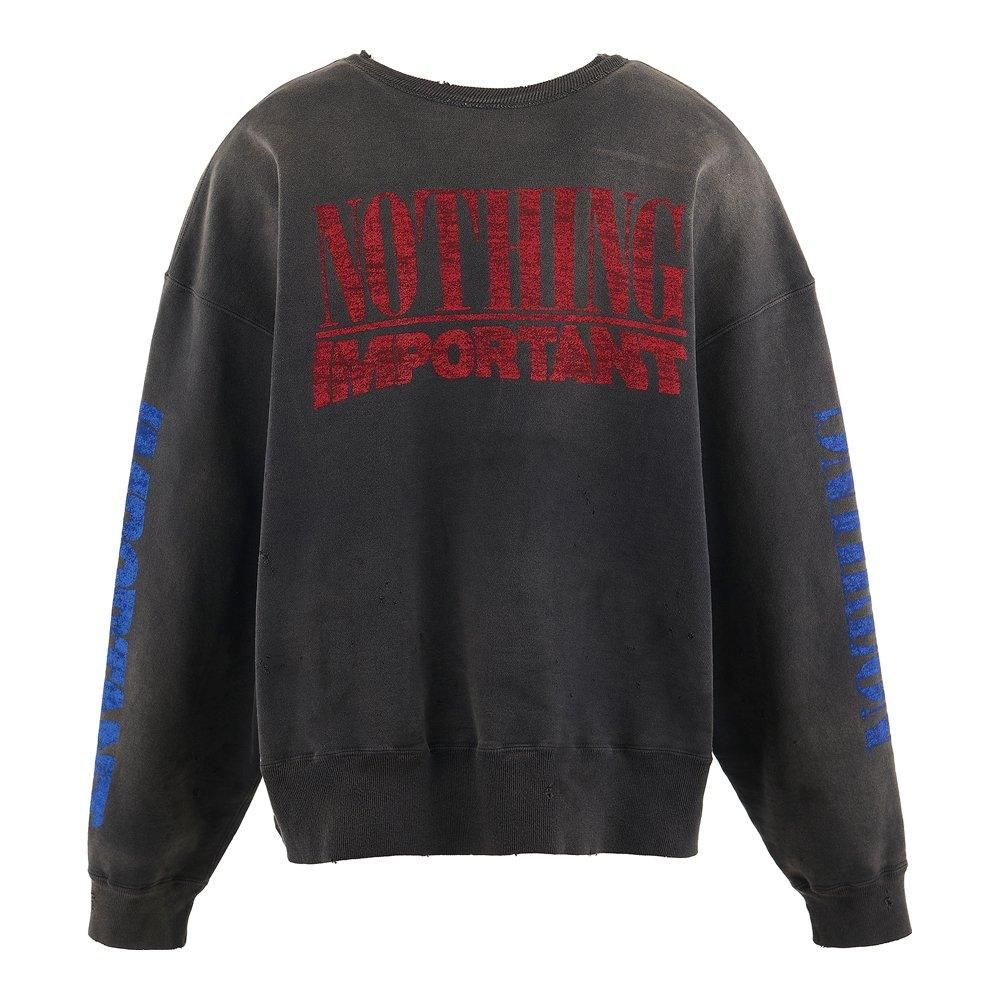 SAINT MXXXXXX | KK_CREW NECK SWEAT SHIRT NOTHNG IMP / BLACK