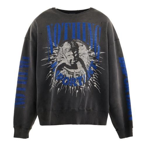 SAINT MXXXXXX | KK_CREW NECK SWEAT SHIRT NOTHNG IMP / BLACK