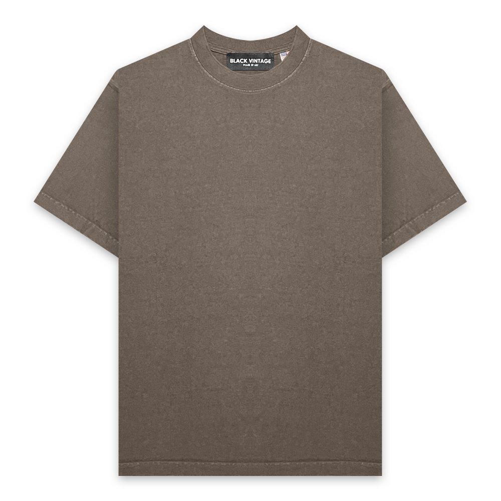 BLACK VINTAGE | S/S TEE VINTAGE DYEING / KHAKI