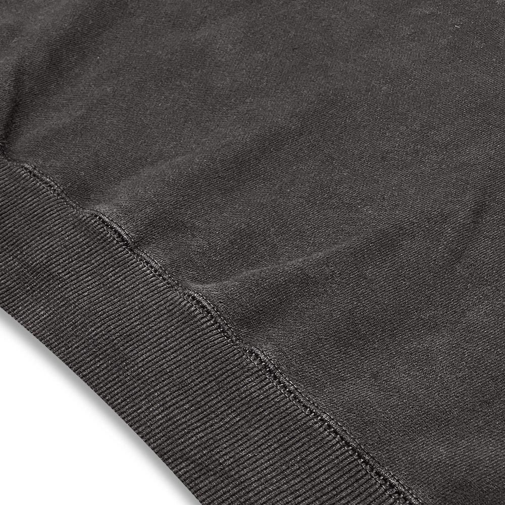 BLACK VINTAGE | CREWNECK SWEAT SHIRTS VINTAGE DYEING / BLACK