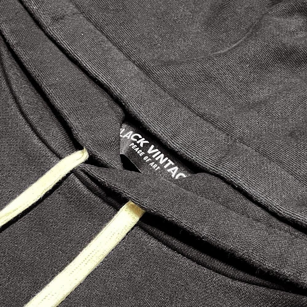 BLACK VINTAGE | PULLOVER HOODIE VINTAGE DYEING / BLACK