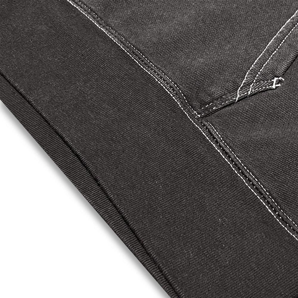 BLACK VINTAGE | ZIP HOODIE VINTAGE DYEING / BLACK