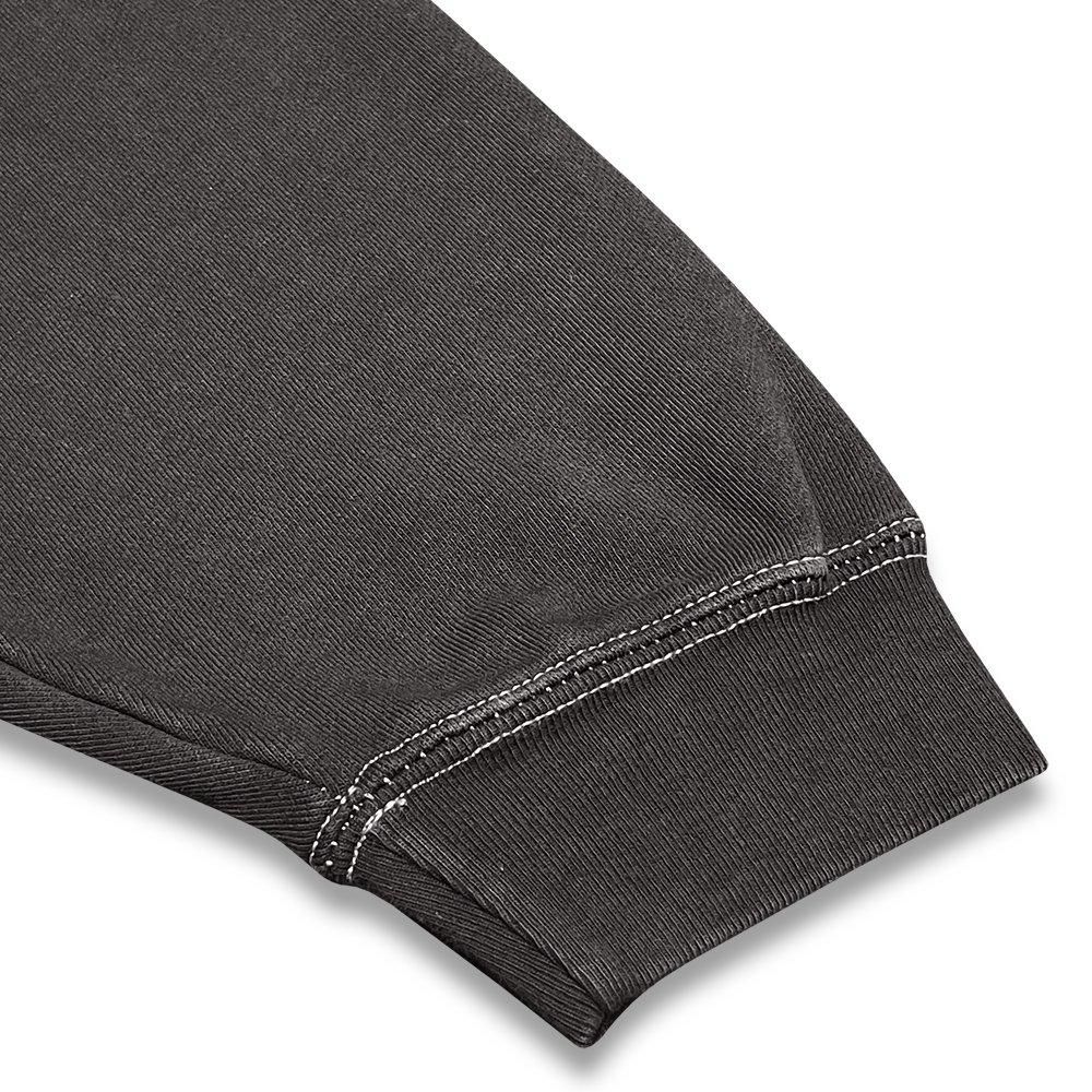 BLACK VINTAGE | ZIP HOODIE VINTAGE DYEING / BLACK