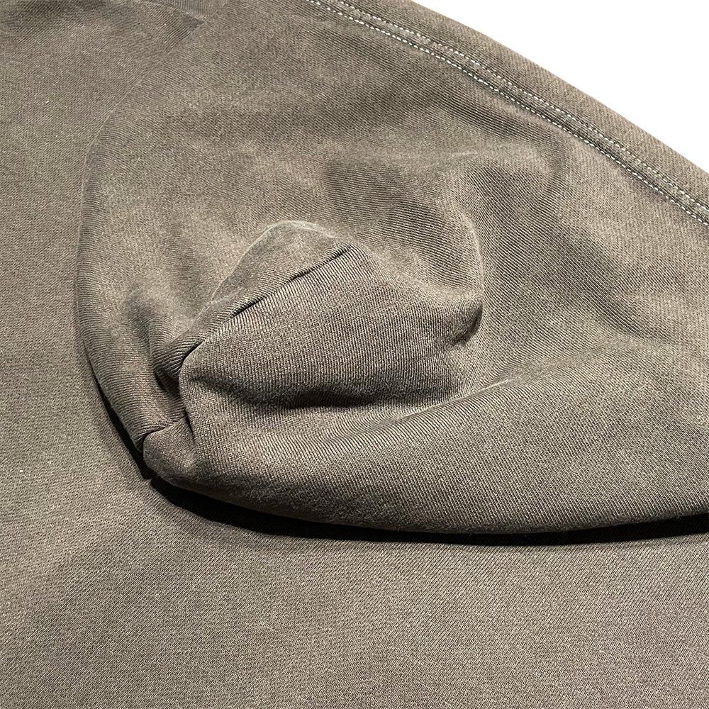BLACK VINTAGE | ZIP HOODIE VINTAGE DYEING / KHAKI