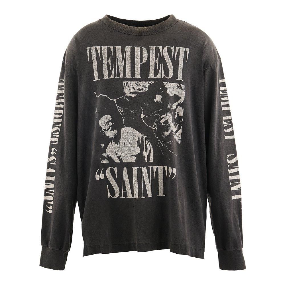 SAINT MXXXXXX | LS TEE TEMPEST / BLACK