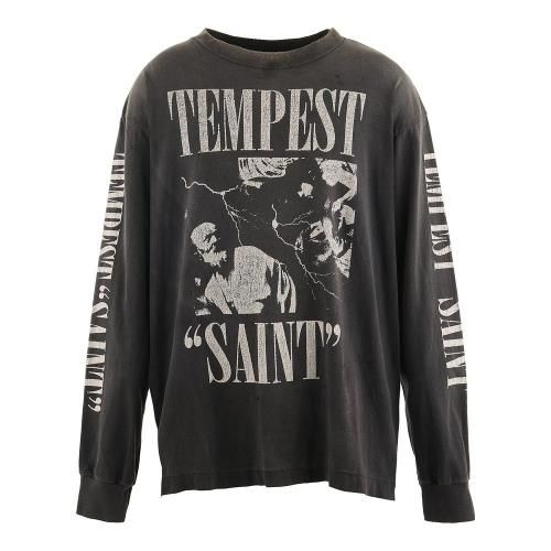 SAINT MXXXXXX | LS TEE TEMPEST / BLACK