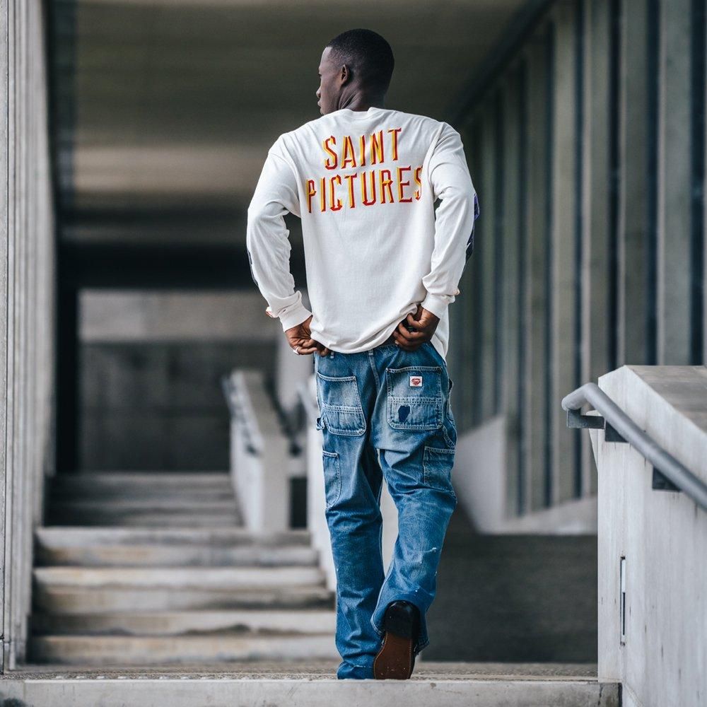 SAINT MXXXXXX | LS TEE SAINT PICTURES / WHITE