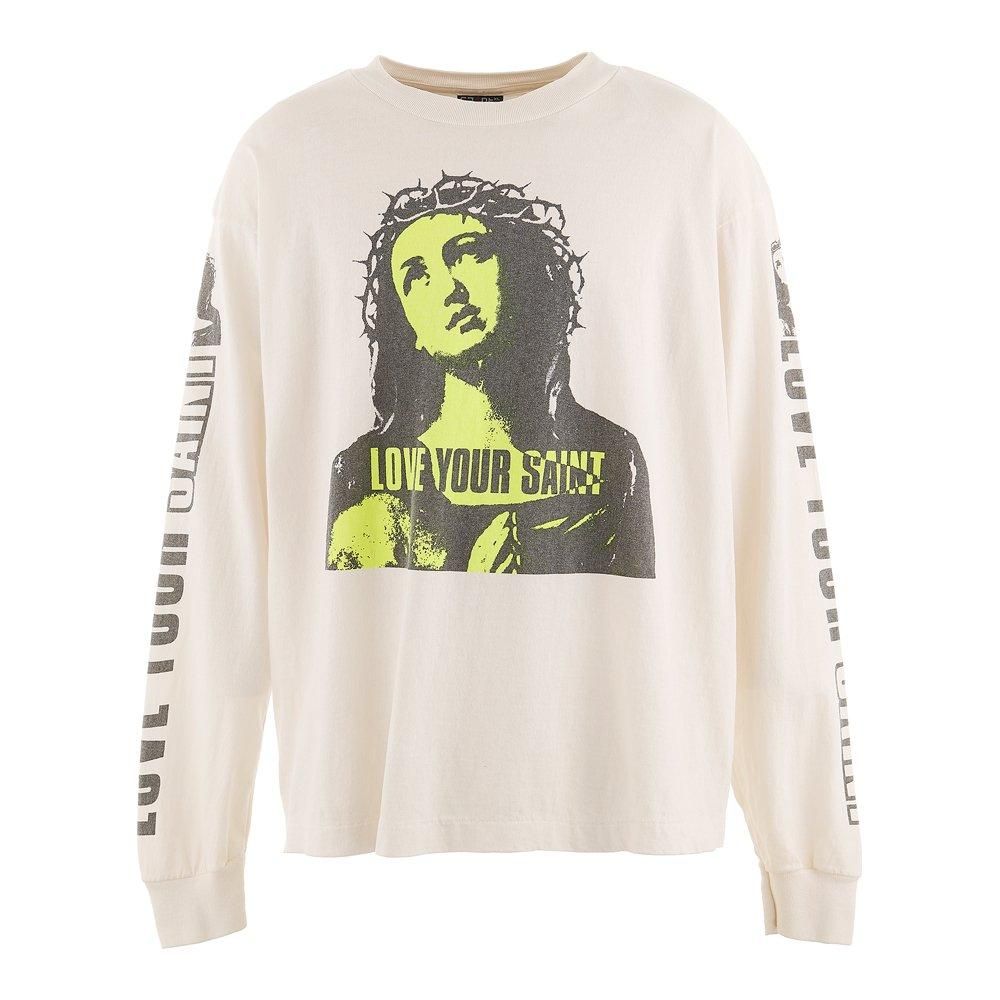 SAINT MXXXXXX | LS TEE LOVE UR SAINT / WHITE