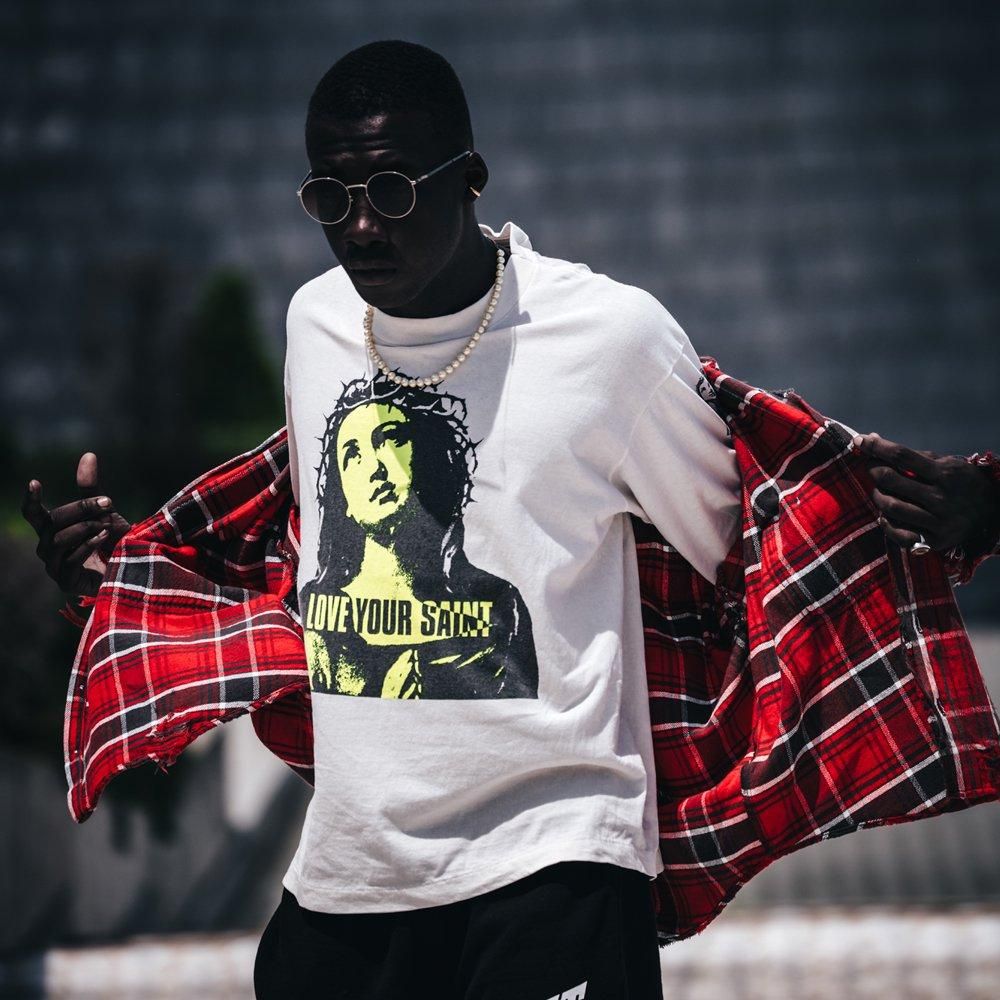 SAINT MXXXXXX | LS TEE LOVE UR SAINT / WHITE