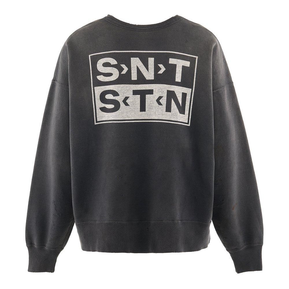 SAINT MXXXXXX | CREW NECK SWEAT SHIRT SAINT / BLACK