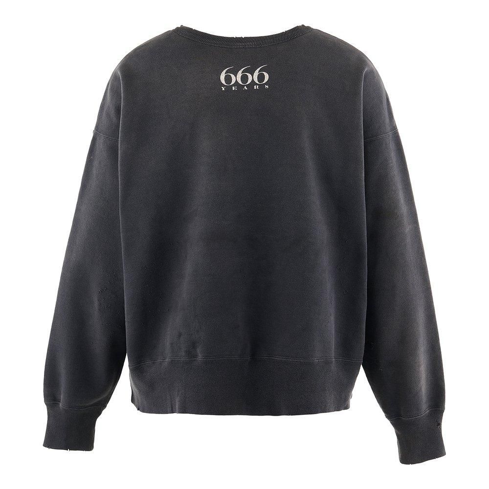 SAINT MXXXXXX | CREW NECK SWEAT SHIRT RAINBOW SAINT / BLACK