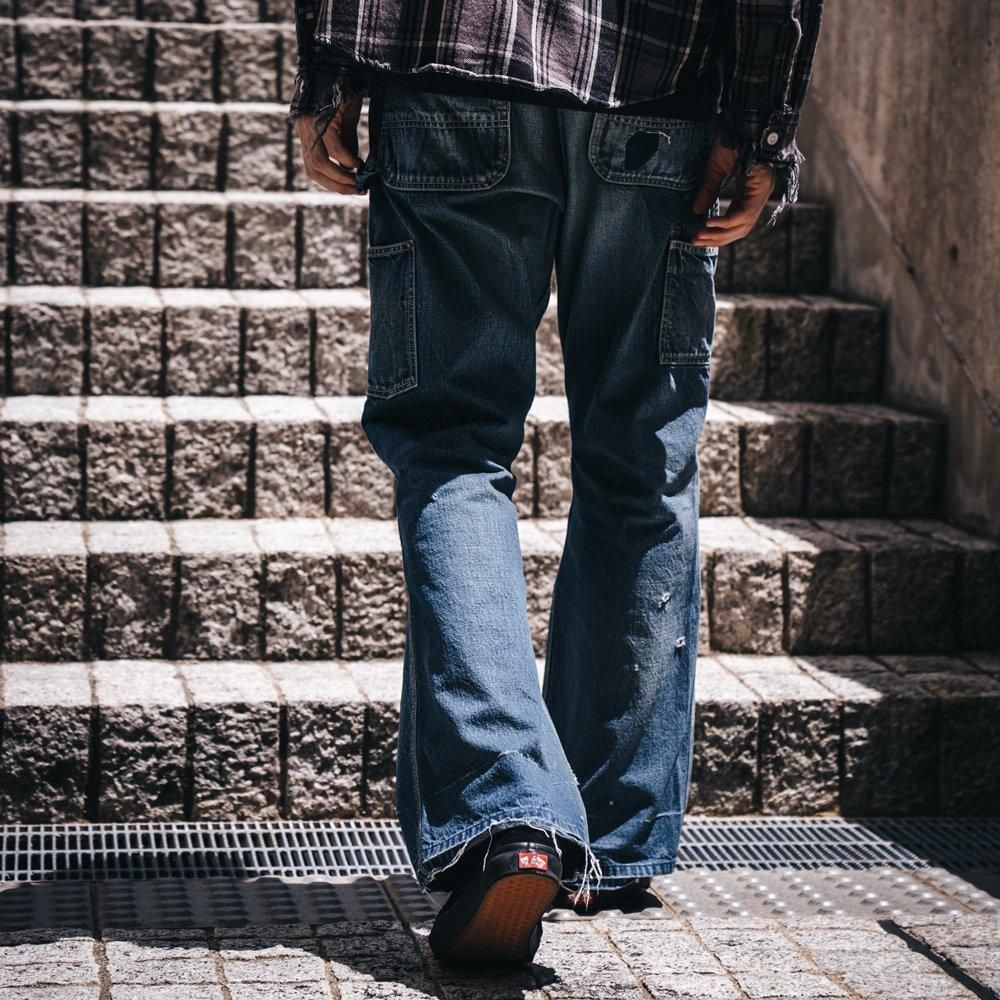 SAINT MXXXXXX | DOUBLE KNEE DENIM / BLUE