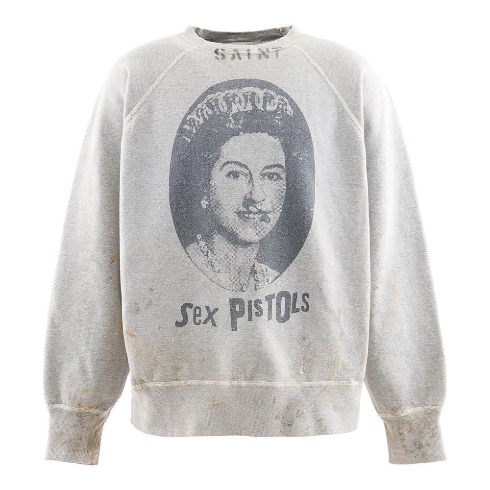 SAINT MXXXXXX | SP_CREW NECK SWEAT SHIRT QUEEN / GRAY