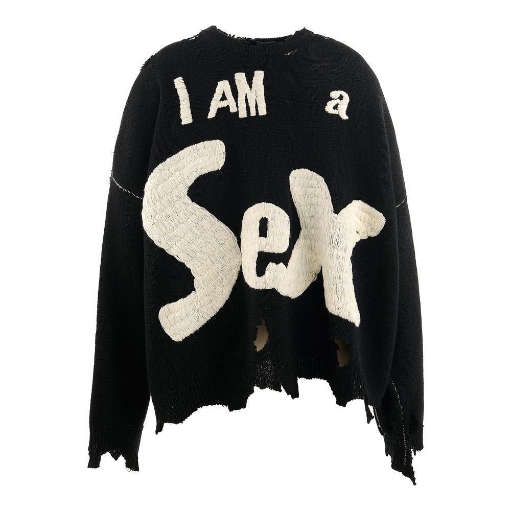 SAINT MXXXXXX | SP_CREW NECK KINT I AM A / BLACK