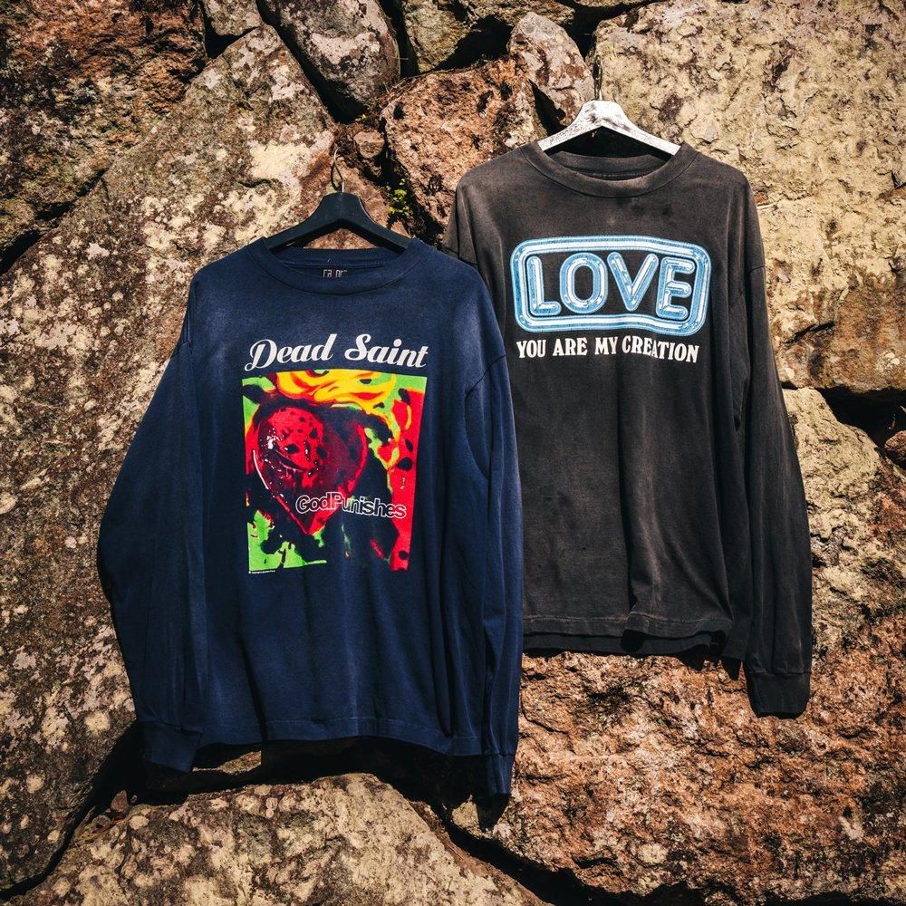 SAINT MXXXXXX | LS TEE LOVE / BLACK