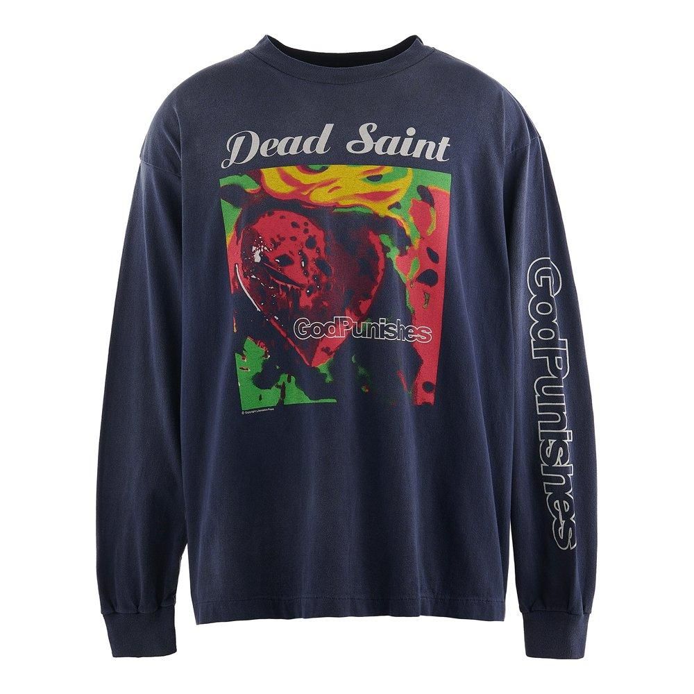 SAINT MXXXXXX | LS TEE DEAD SAINT / NAVY