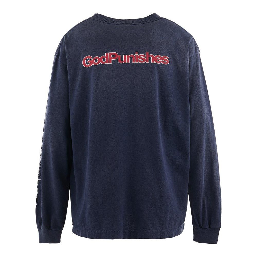 SAINT MXXXXXX | LS TEE DEAD SAINT / NAVY