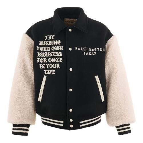 SAINT MXXXXXX | CP_VARSITY JACKET LMA / BLACK