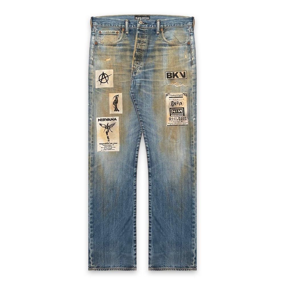 BLACK VINTAGE | DENIM 5O1 PATCHWORKING / INDIGO