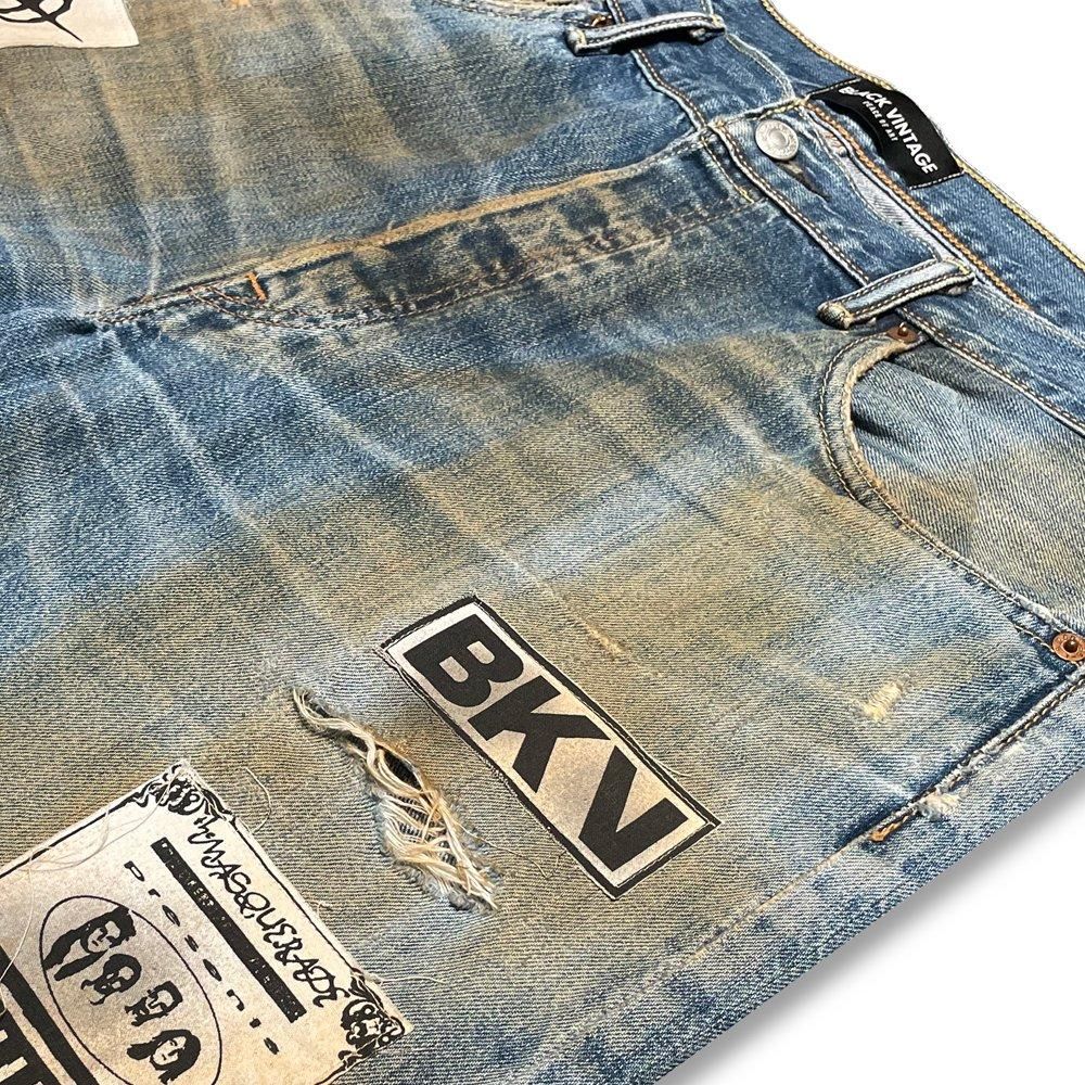 BLACK VINTAGE | DENIM 5O1 PATCHWORKING / INDIGO