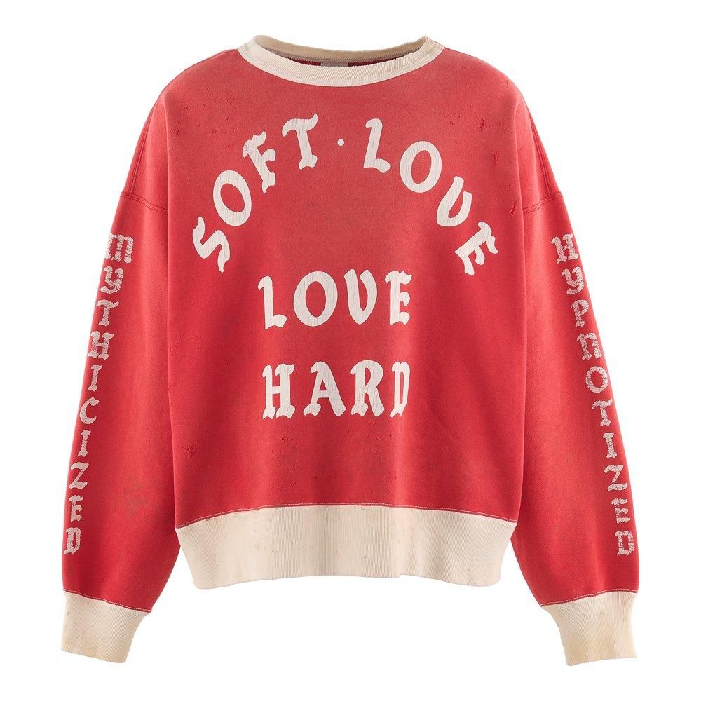 SAINT MXXXXXX | CREW NECK SWEAT SHIRT SOFT LOVE / RED