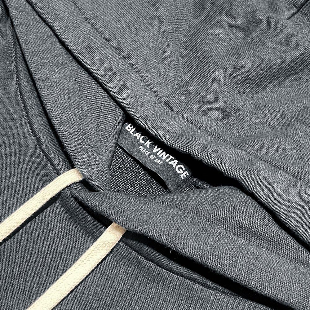 BLACK VINTAGE | PULLOVER HOODIE VINTAGE DYEING / SLATE