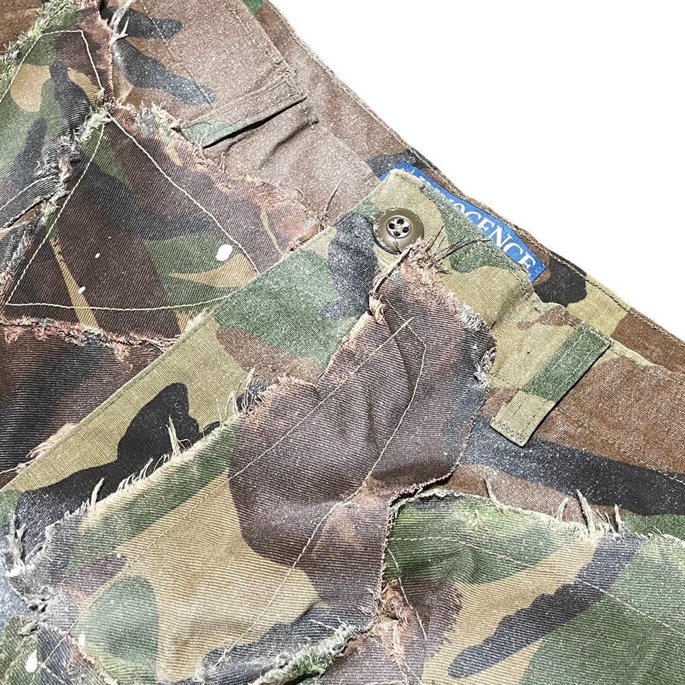 INNOCENCE | CAMO PATCHWORK DOCKING PANTS / MULTI