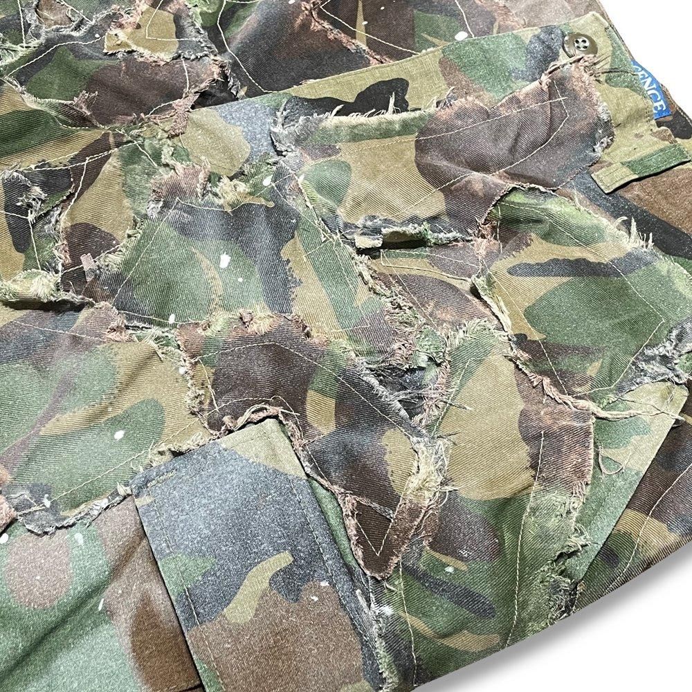 INNOCENCE | CAMO PATCHWORK DOCKING PANTS / MULTI