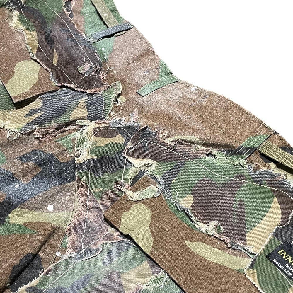 INNOCENCE | CAMO PATCHWORK DOCKING PANTS / MULTI