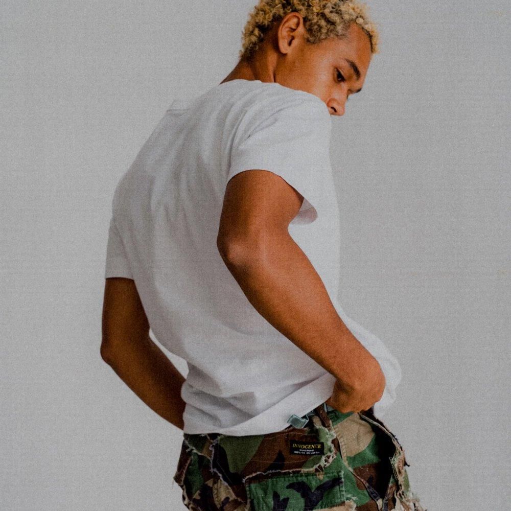INNOCENCE | CAMO PATCHWORK DOCKING PANTS / MULTI