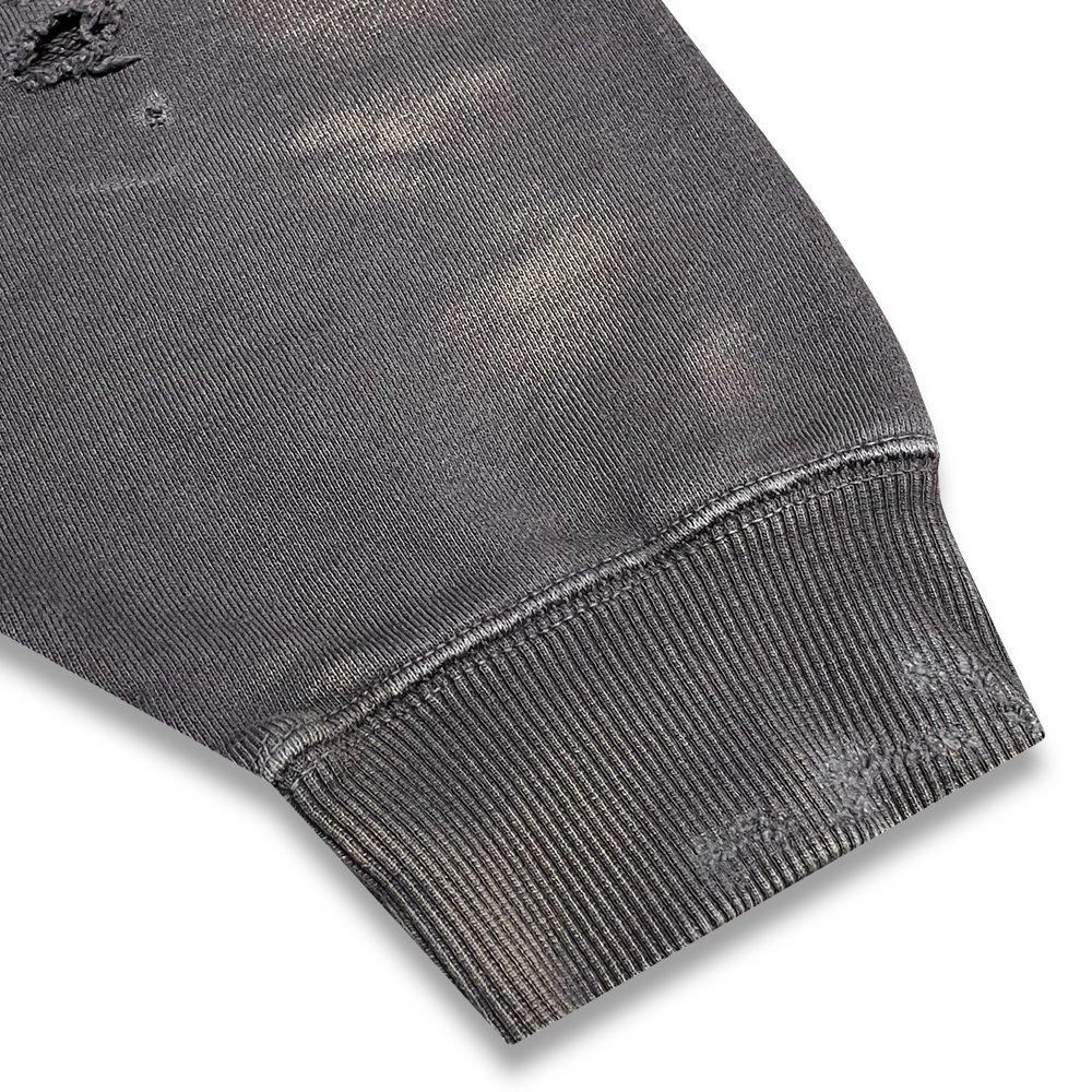BLACK VINTAGE | CREWNECK SWEAT SHIRTS BURNER PROCESSING / BLACK