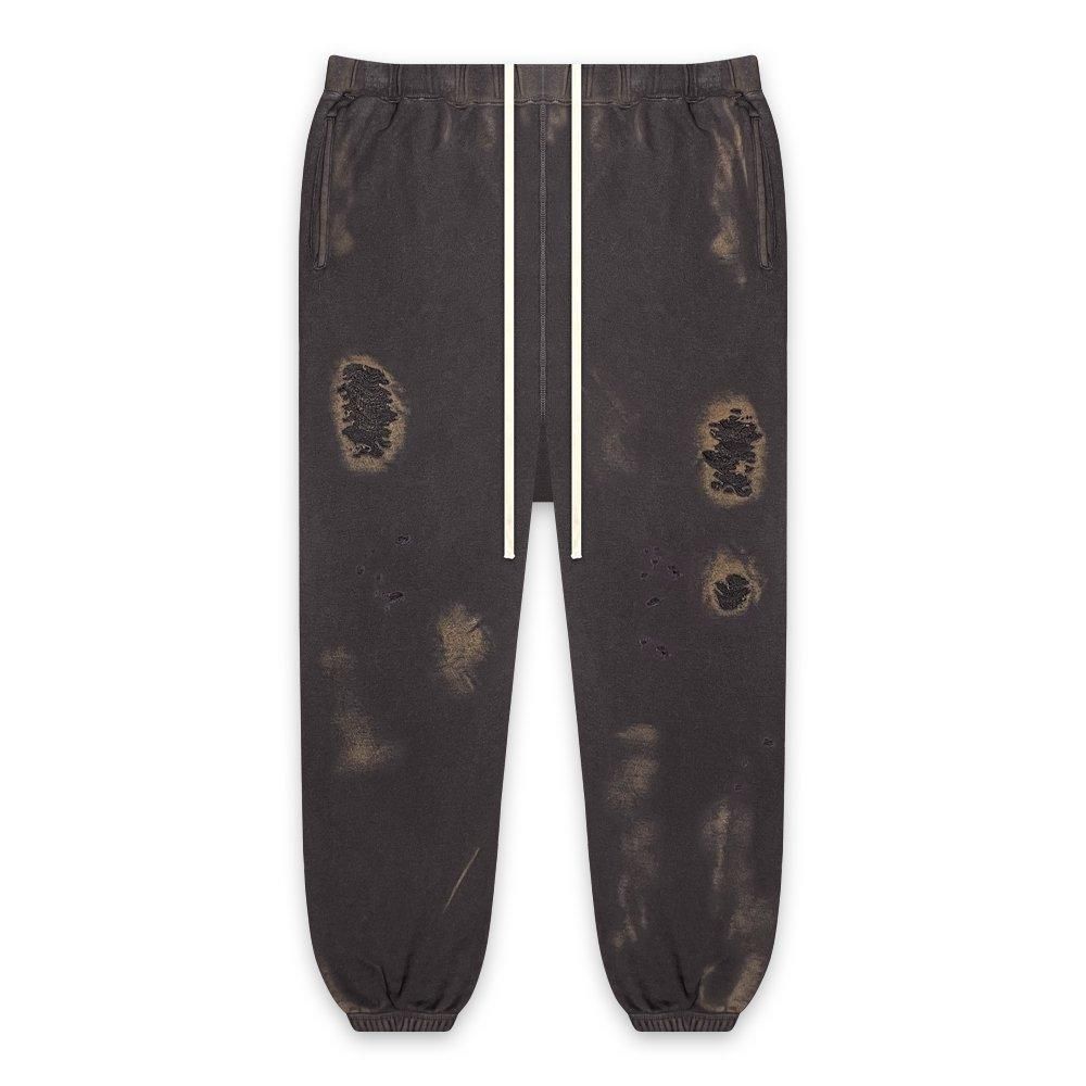 BLACK VINTAGE | SWEAT PANTS BURNER PROCESSING / BLACK