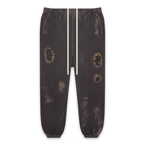 BLACK VINTAGE | SWEAT PANTS BURNER PROCESSING / BLACK