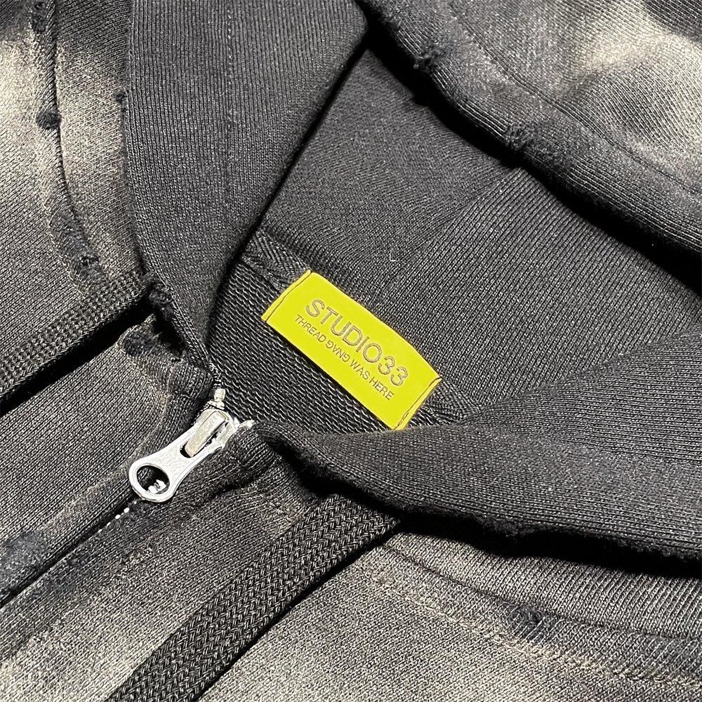STUDIO33 | EXCLUSIVE JESUS ZIP HOODIE / BLACK