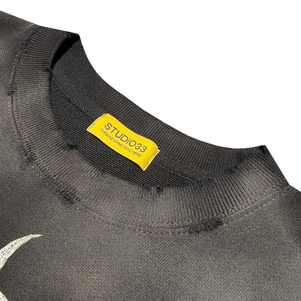 STUDIO33 | EXCLUSIVE JESUS CREWNECK SWEAT SHIRTS / BLACK