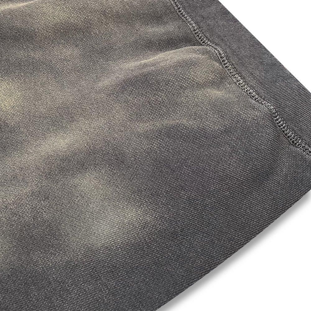 BLACK VINTAGE | SWEAT PANTS DUST PAINTING / BLACK